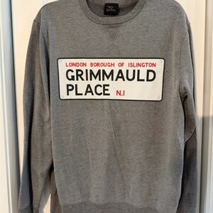 Warner Bros. Gray Grimauld Place Crewneck Sweater